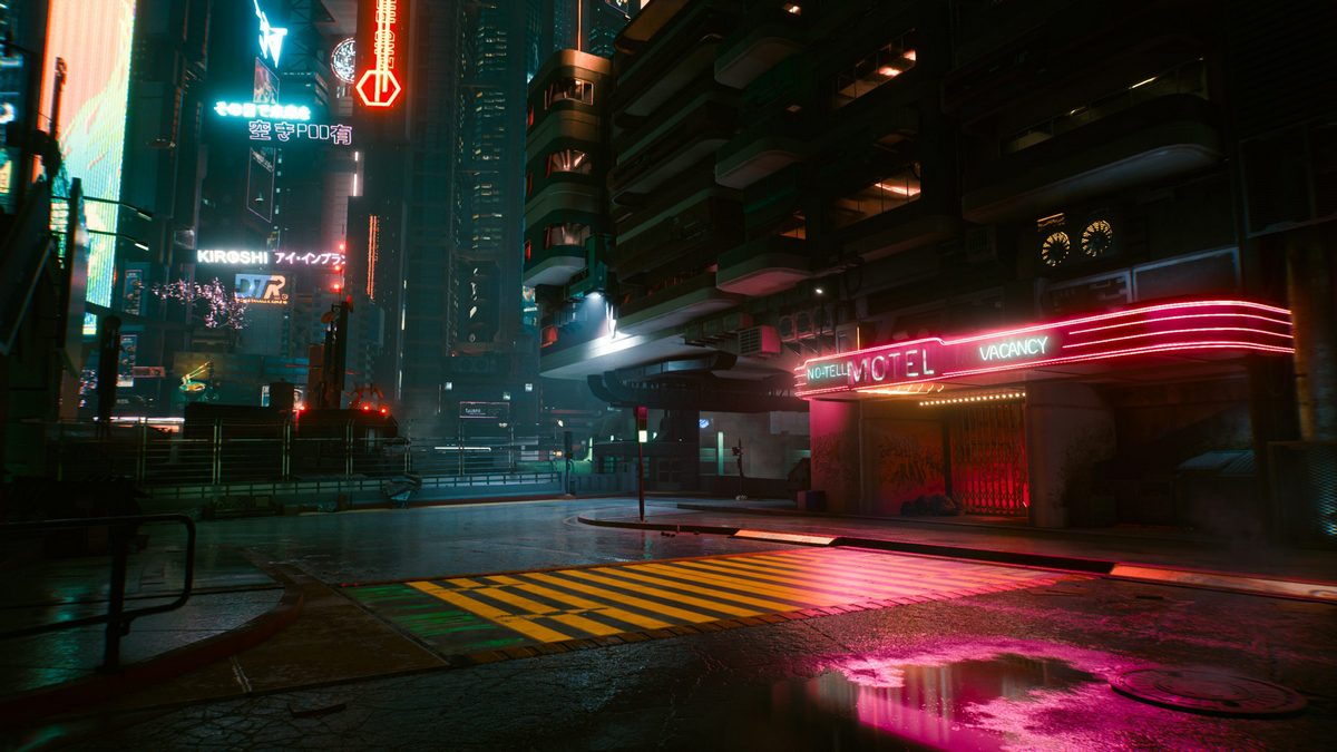 cyberpunk 2077 город
