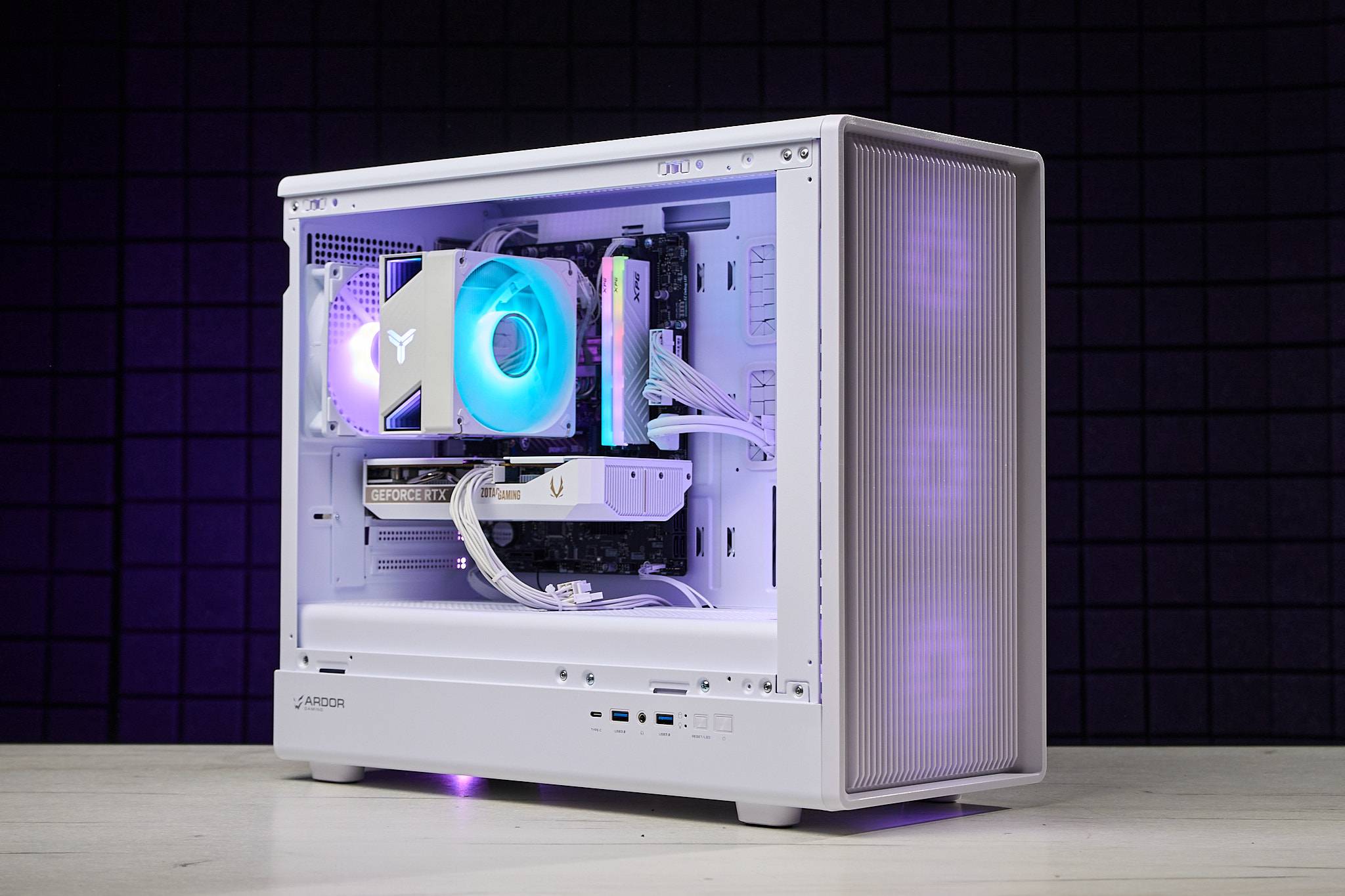 Игровой ПК Royal Snow (Intel Core i5-14400F, RTX 5060, 32GB RAM, 1000GB M.2) компьютер от RoyalPC