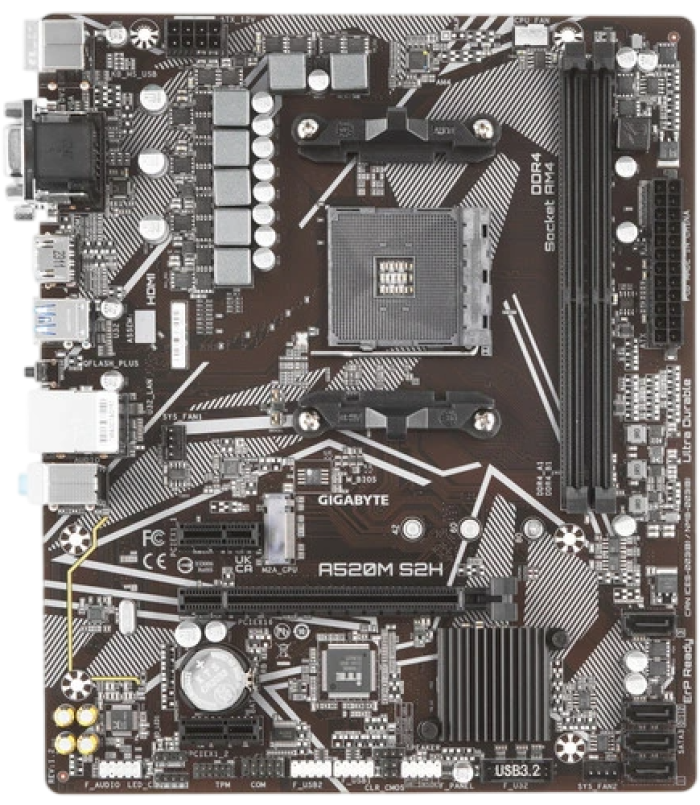GIGABYTE A520M S2H