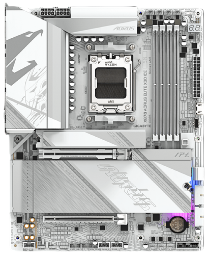GIGABYTE X870 AORUS ELITE X3D ICE